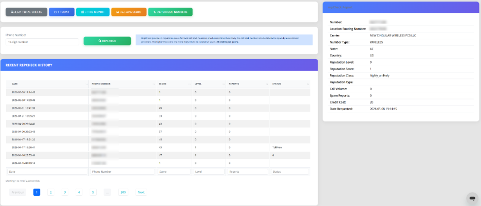 REPCHECK reputation monitoring